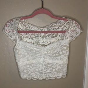 Garage Lace Crop top